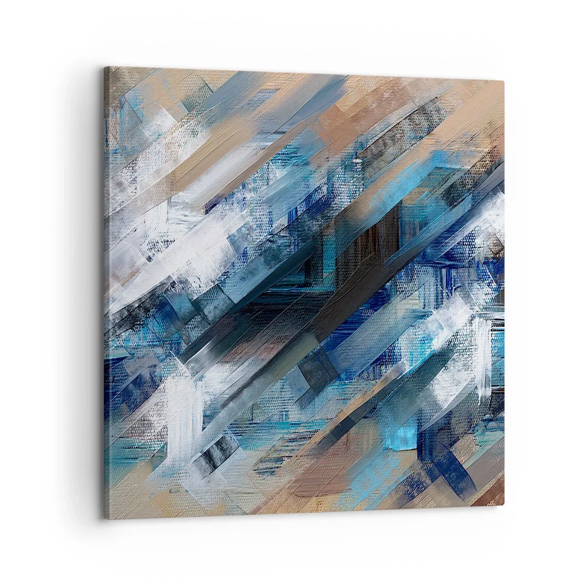 Obraz na plátne - Modrá šikmosť - 60x60 cm