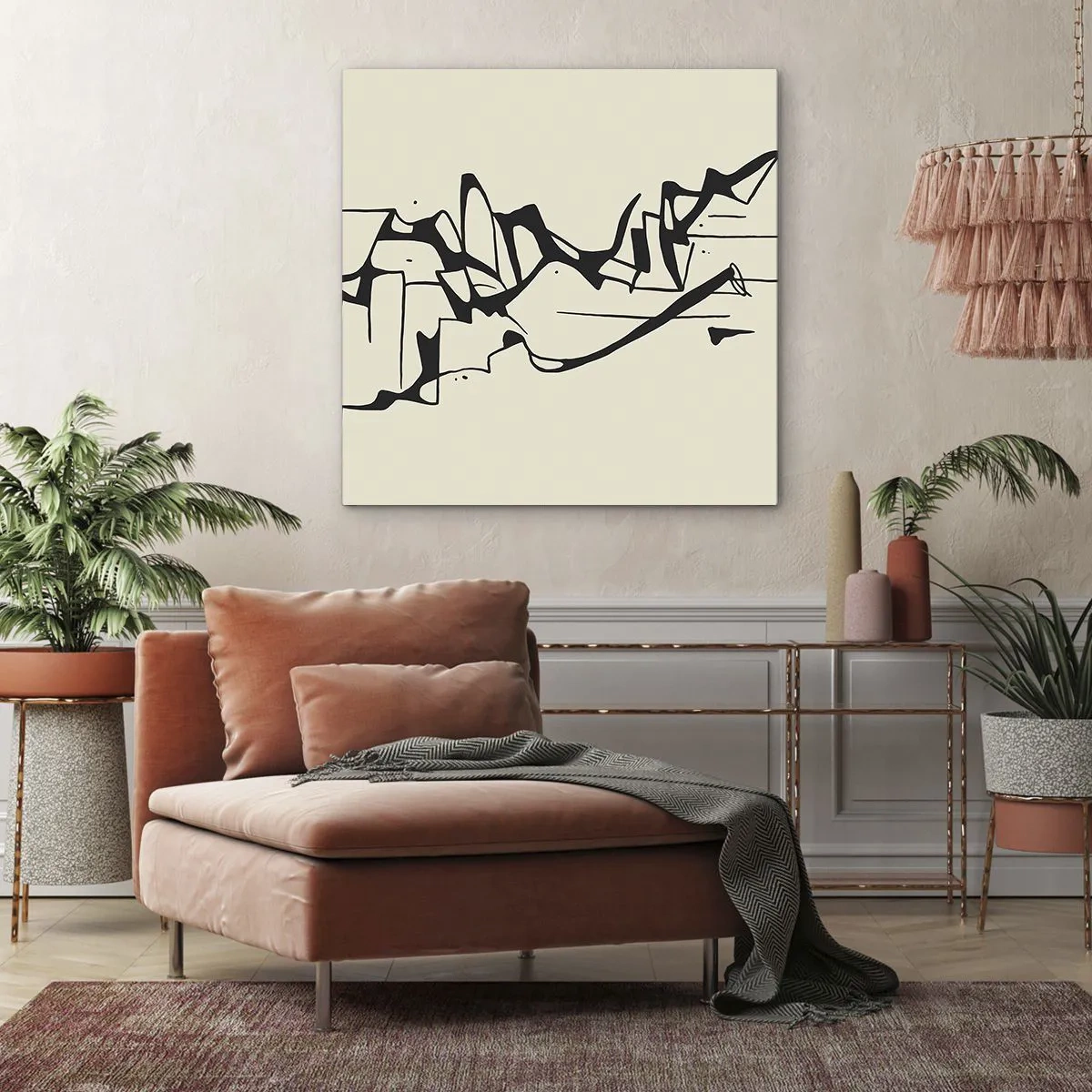 Obraz na plátne - Možná krajina - 30x30 cm