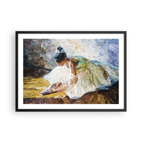 Plagát v čiernom ráme - Z Degasovho obrazu - 70x50 cm