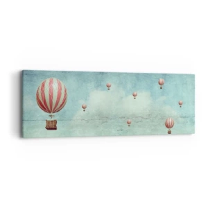 Obraz na plátne - Oslobodení od zhonu života - 90x30 cm