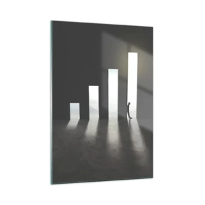 Obraz na skle - Úspech – impresia - 50x70 cm