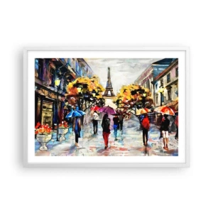 Plagát v bielom ráme - Na jeseň obzvlášť krásny - 70x50 cm