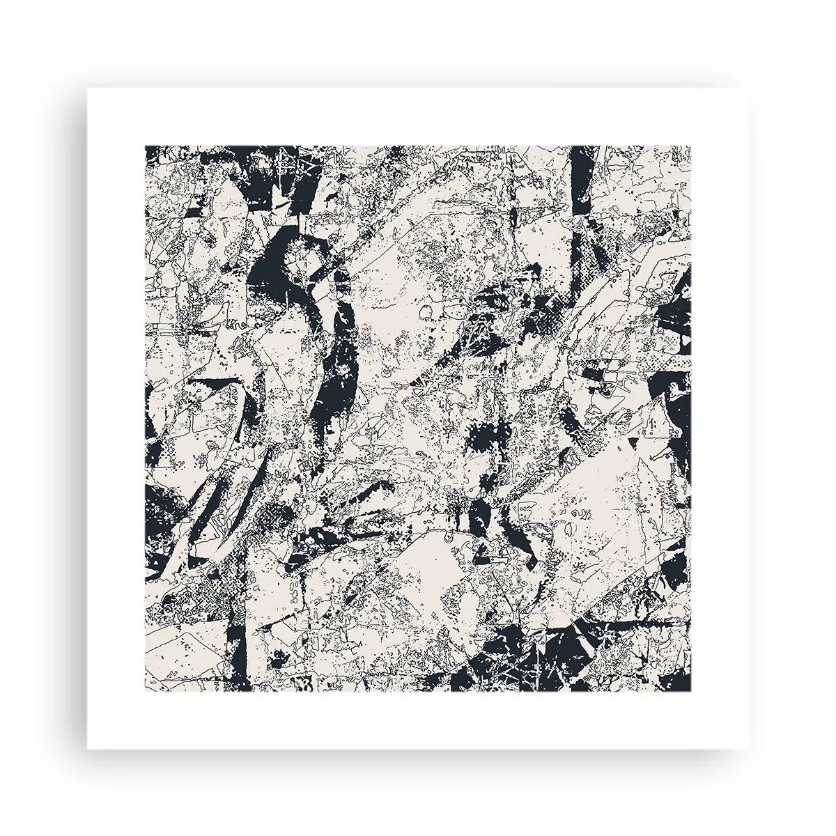 Plagát - Prelínanie protikladov - 40x40 cm