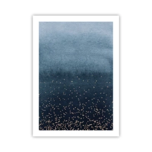 Plagát - Kompozícia – modrej fázy - 50x70 cm