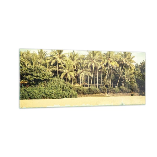 Obraz na skle - Čo napríklad tu? - 100x40 cm