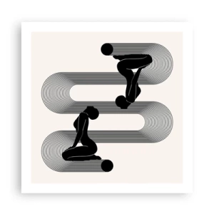 Plagát - Zmyselná symetria - 60x60 cm