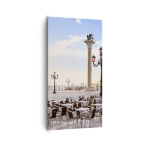 Obraz na plátne - Pozývame, všetko pripravené - 65x120 cm