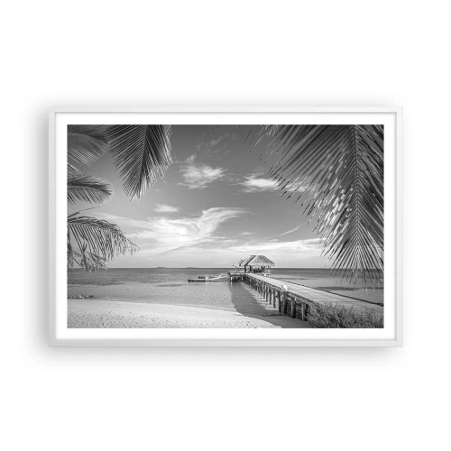 Plagát v bielom ráme - Spomienka alebo sen? - 91x61 cm