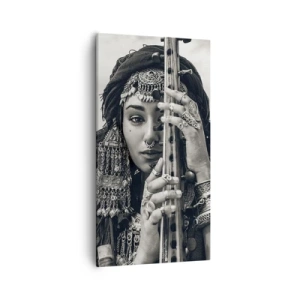 Obraz na plátne - Samotná hudba orientu - 55x100 cm