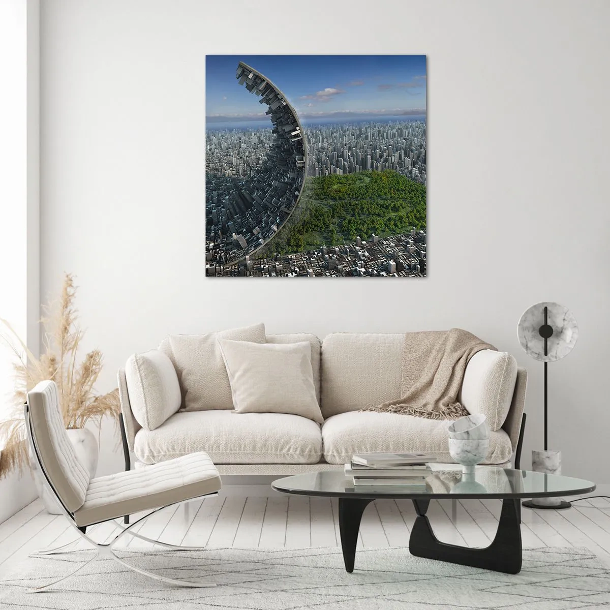 Obraz na skle - Príroda je večná - 60x60 cm