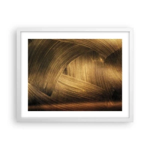 Plagát v bielom ráme - V zlatom labyrinte - 50x40 cm