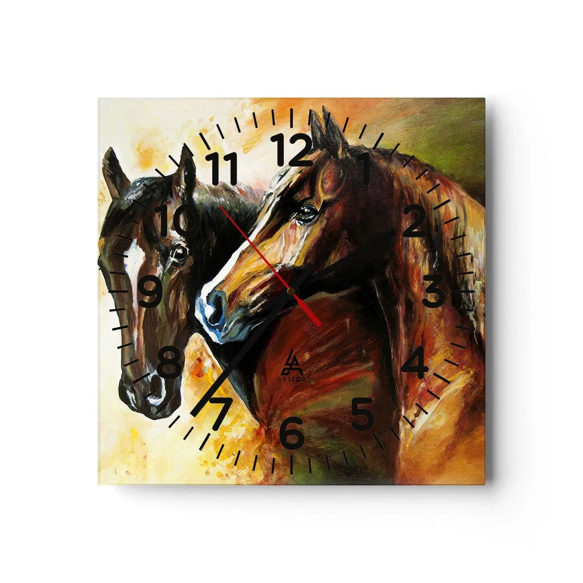 Nástenné hodiny - Dvakrát viac pôvabu - 30x30 cm