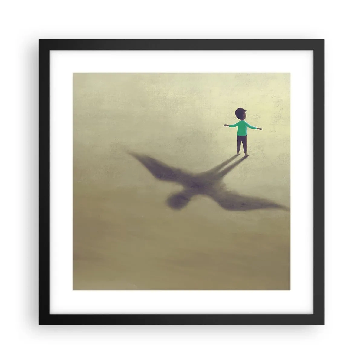 Plagát v čiernom ráme - Hrdina budúcnosti - 40x40 cm