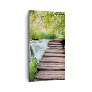 Obraz na plátne - Voda nie je vôbec tichá - 45x80 cm