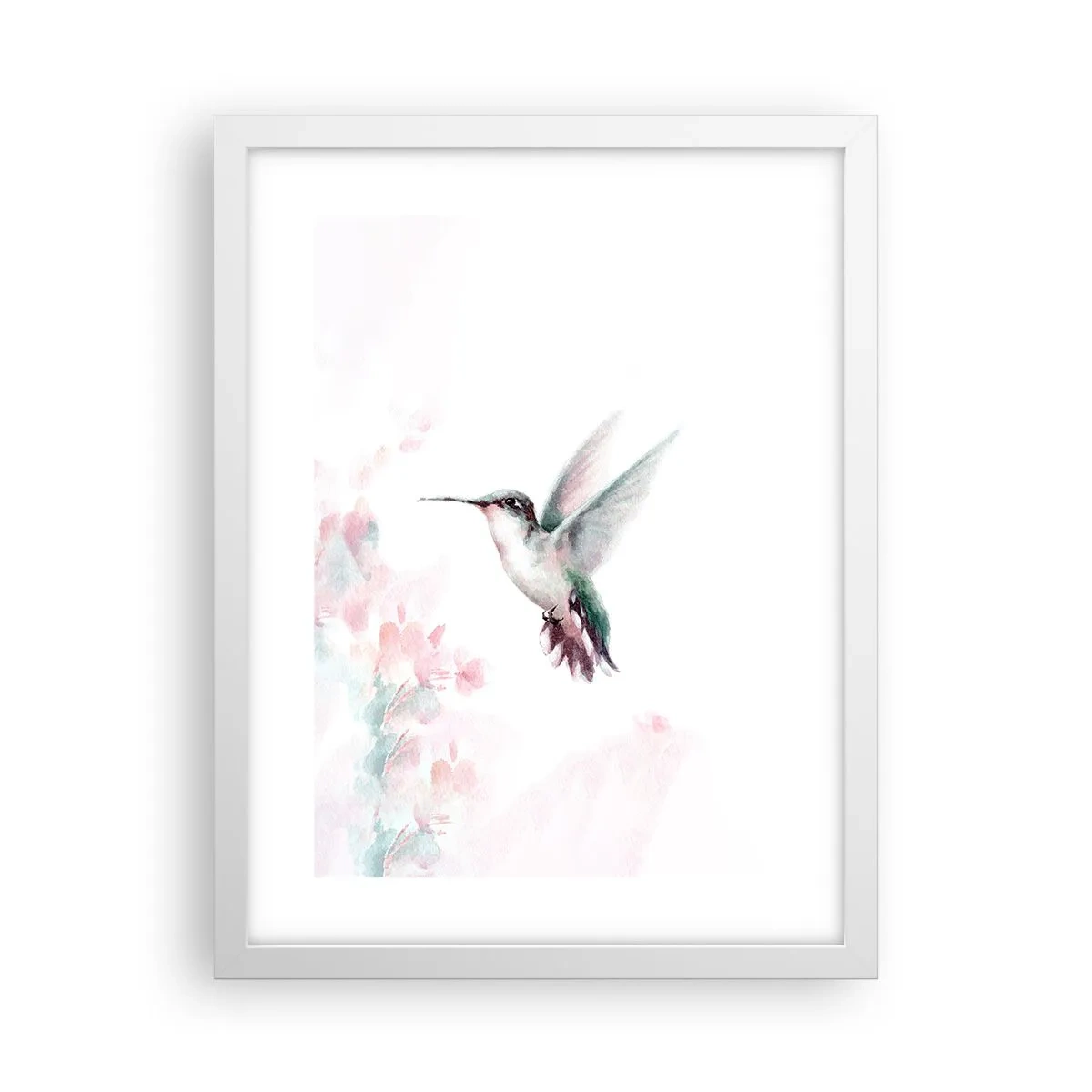 Plagát v bielom ráme - Mávanie - 30x40 cm