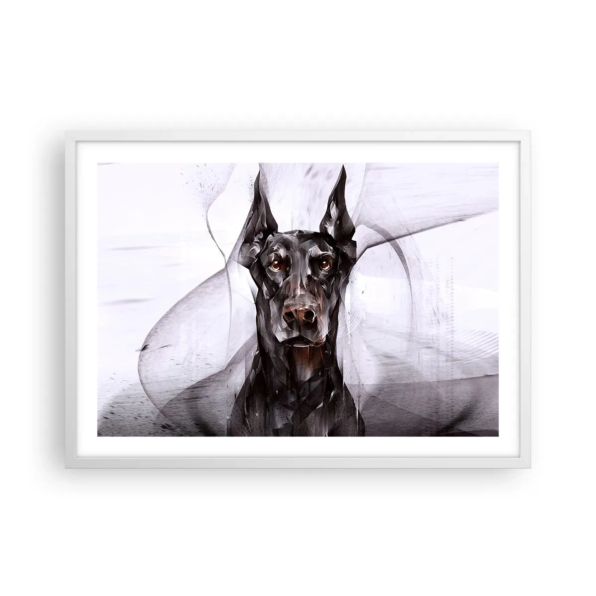 Plagát v bielom ráme - Z urodzeného rodu - 70x50 cm