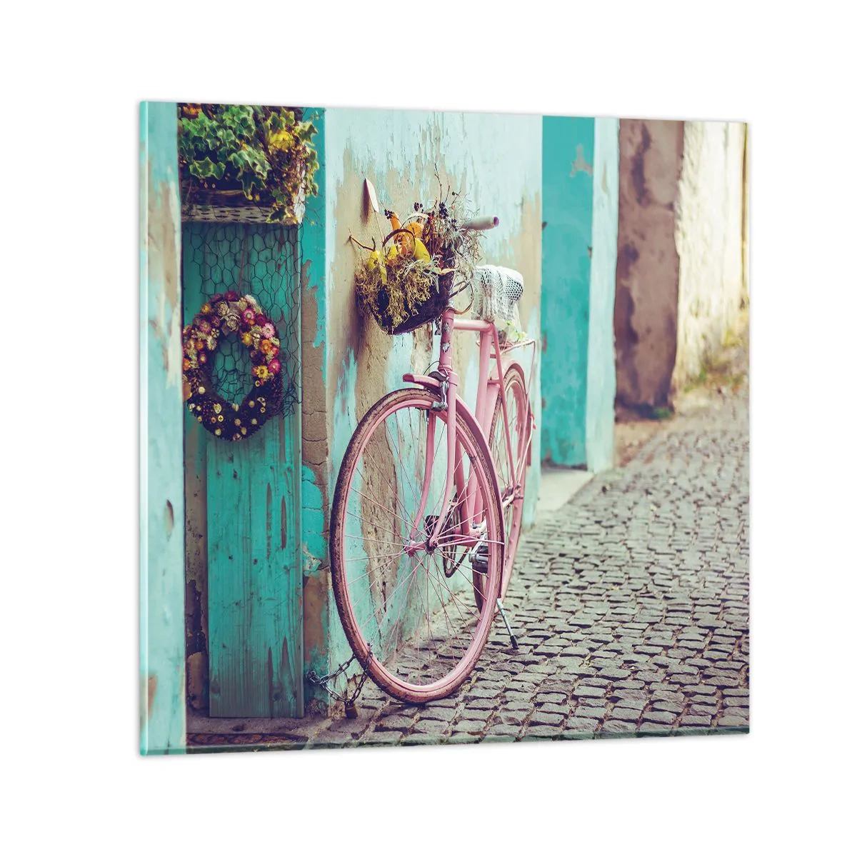 Obraz na skle - Hneď sa vrátim - 60x60 cm