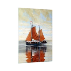 Obraz na skle - Pluj, námorník… - 70x100 cm