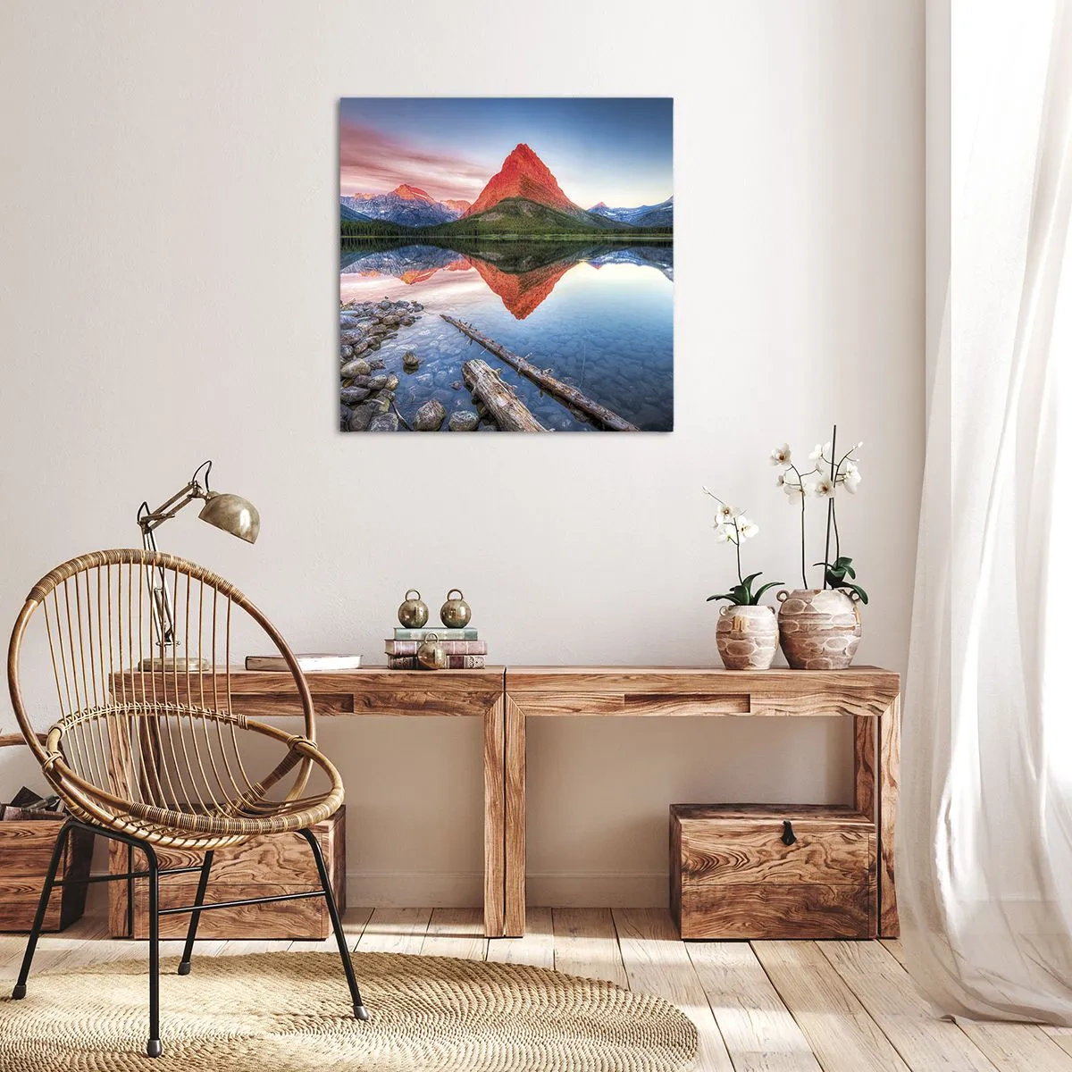 Obraz na plátne - Teplo a chlad - 60x60 cm