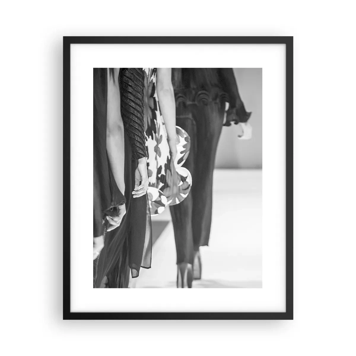 Plagát v čiernom ráme - Štýlový sprievod - 40x50 cm