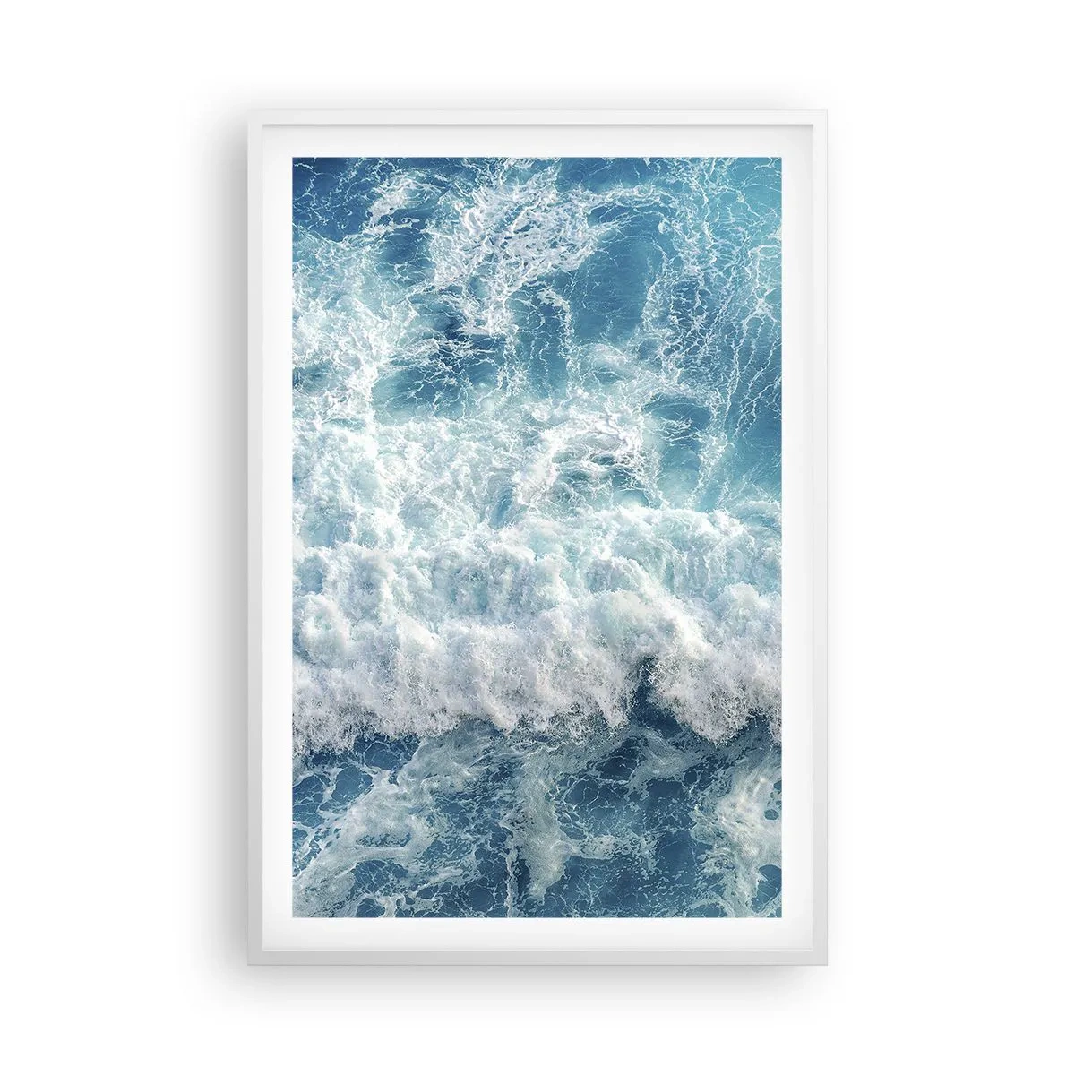 Plagát v bielom ráme - Radostne a skákavo - 61x91 cm