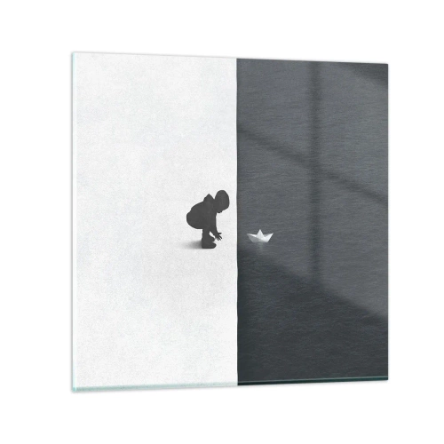 Obraz na skle - Veľká výprava - 50x50 cm