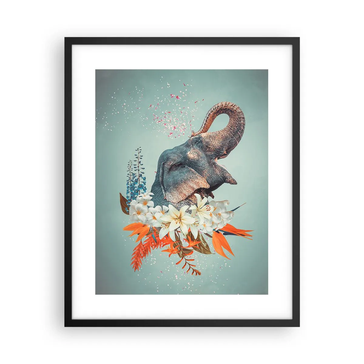 Plagát v čiernom ráme - Rev radosti - 40x50 cm