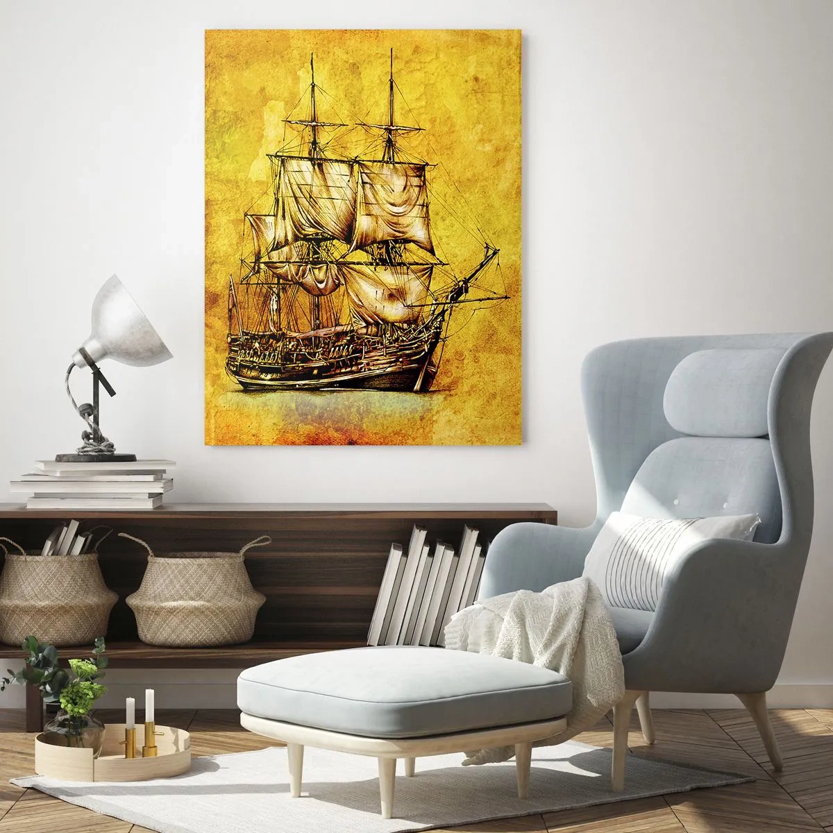 Obraz na skle - Smer Tortuga! - 50x70 cm