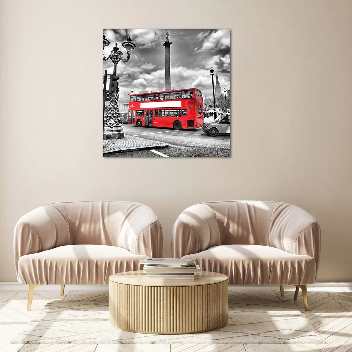 Obraz na skle - Skutočný krvný obeh mesta - 60x60 cm