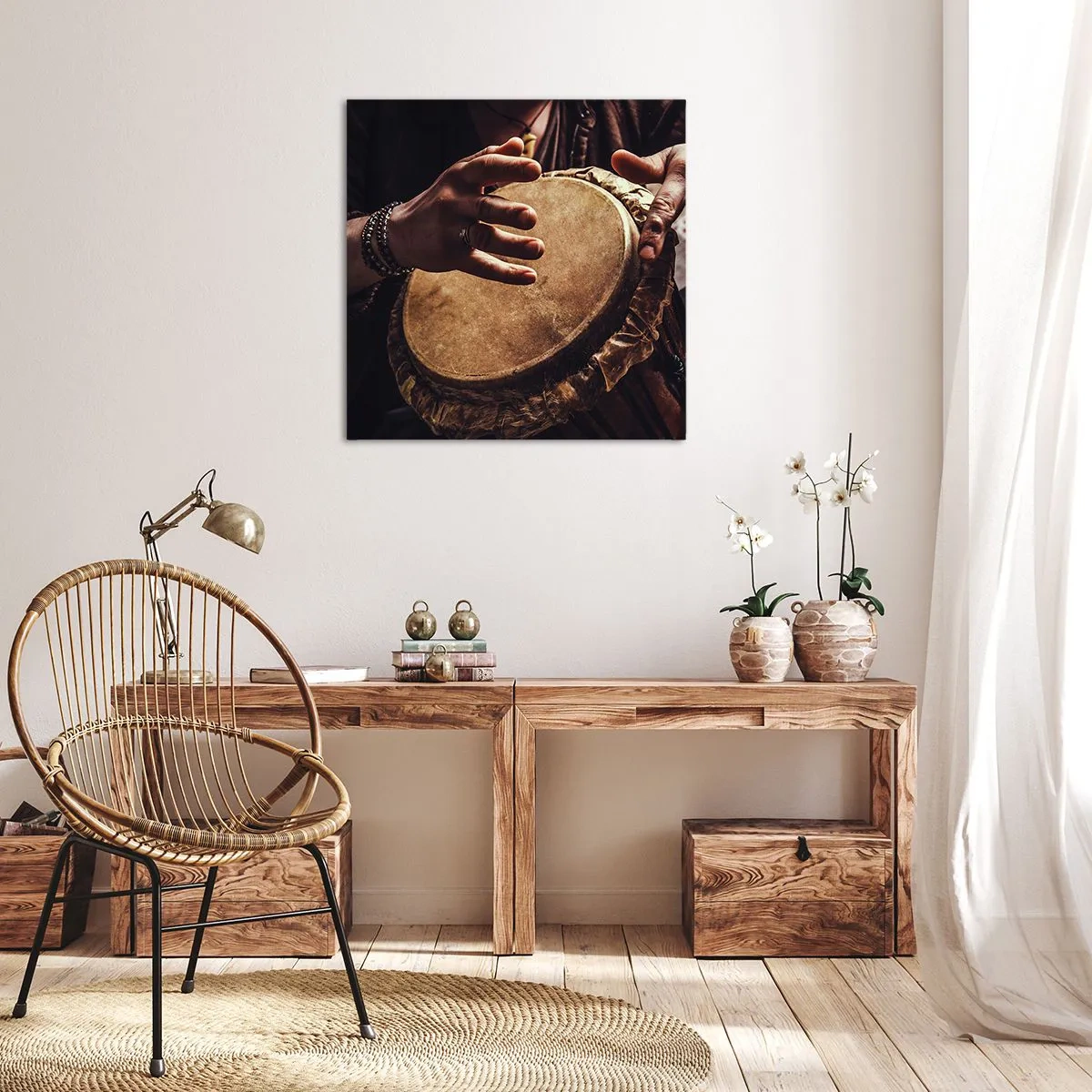Obraz na plátne - V rytme srdca - 70x70 cm