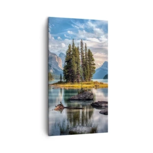 Obraz na plátne - Pri veľkej a čistej vode… - 45x80 cm