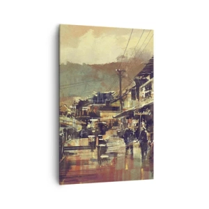 Obraz na plátne - Život ako bohatstvo šedej - 80x120 cm