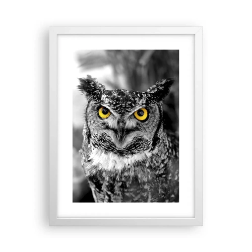 Plagát v bielom ráme - Nič sa neschová - 30x40 cm