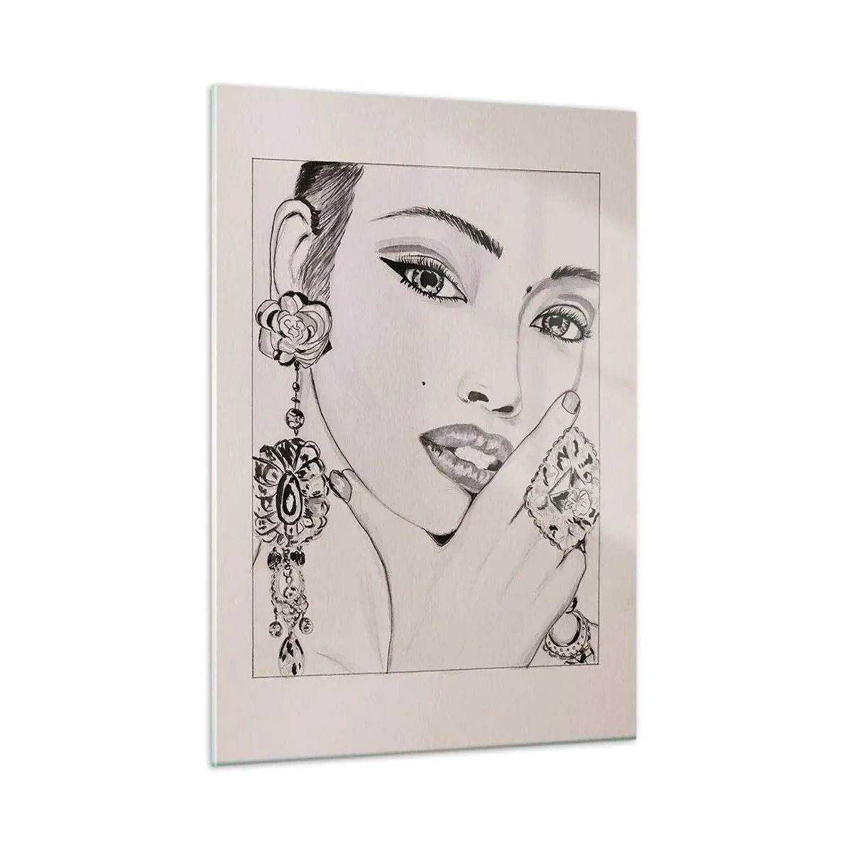 Obraz na skle - Najkrajší klenot - 50x70 cm