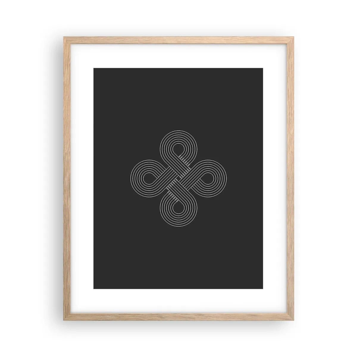 Plagát v ráme zo svetlého duba - V keltskom duchu - 40x50 cm