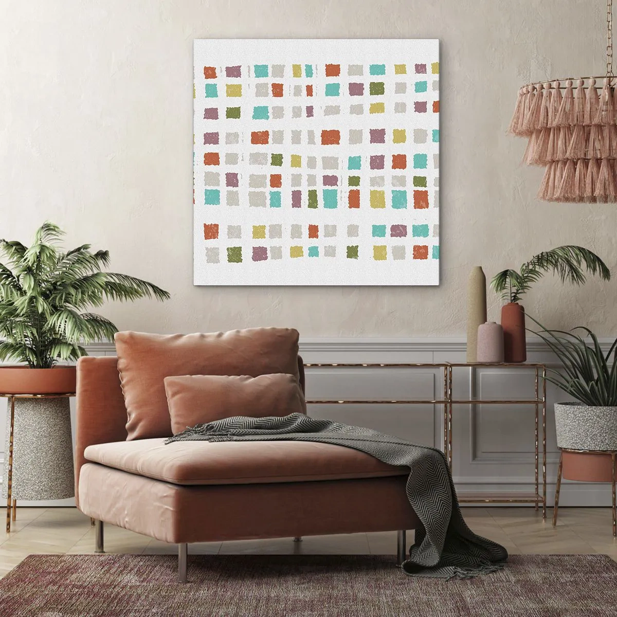 Obraz na plátne - Neznáma hra - 70x70 cm