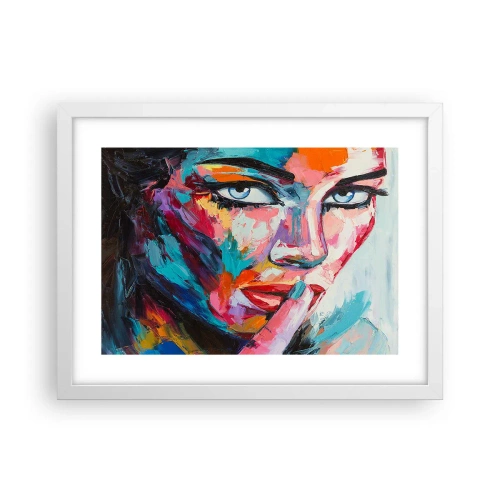 Plagát v bielom ráme - Naše prvé tajomstvo - 40x30 cm