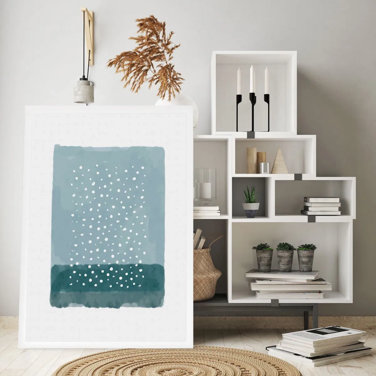 Plagát - Pestované na modrej - 61x91 cm