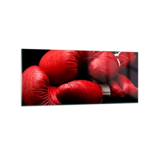 Obraz na skle - Emócie boja za nami - 120x50 cm
