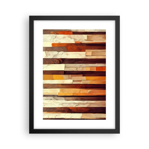 Plagát v čiernom ráme - Hymna lesných stromov - 30x40 cm