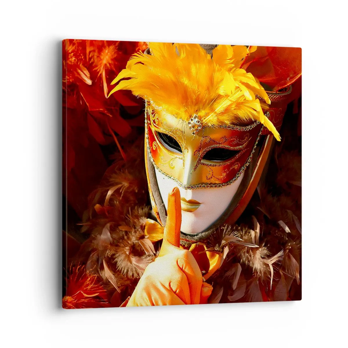 Obraz na plátne - Tajomstvo je časťou hry - 40x40 cm