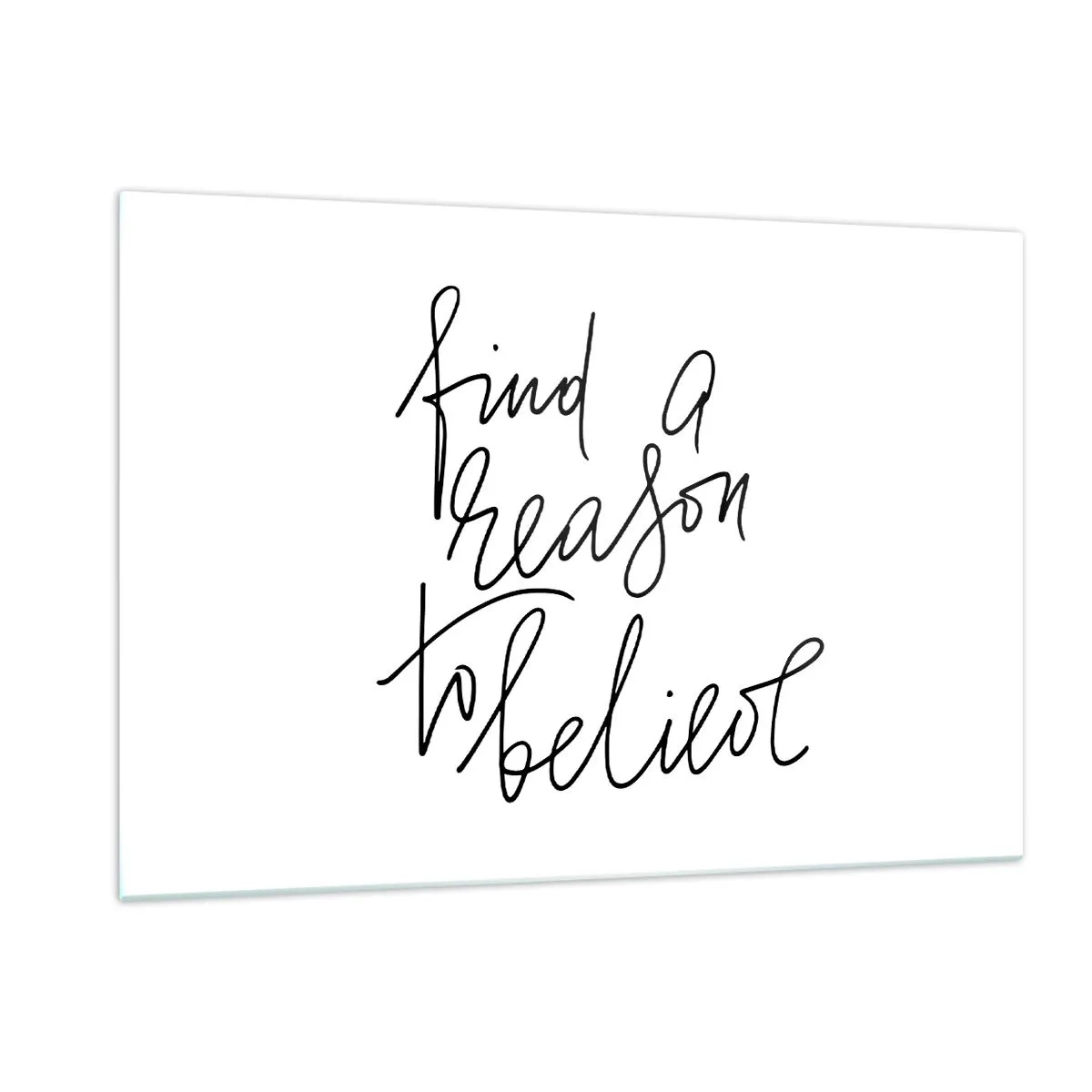 Obraz na skle - Je to možné - 120x80 cm