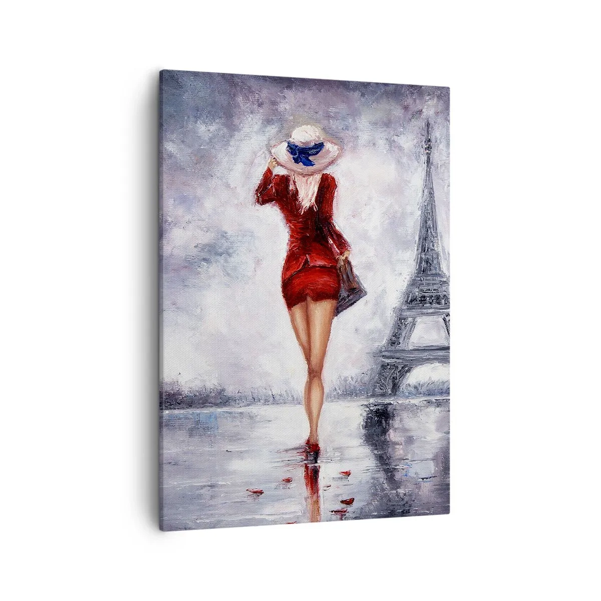 Obraz na plátne - Parížske symboly - 50x70 cm