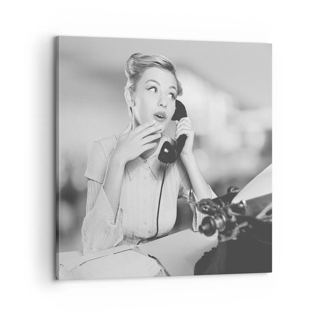 Obraz na plátne - Halo, tu sú 50. roky. - 60x60 cm