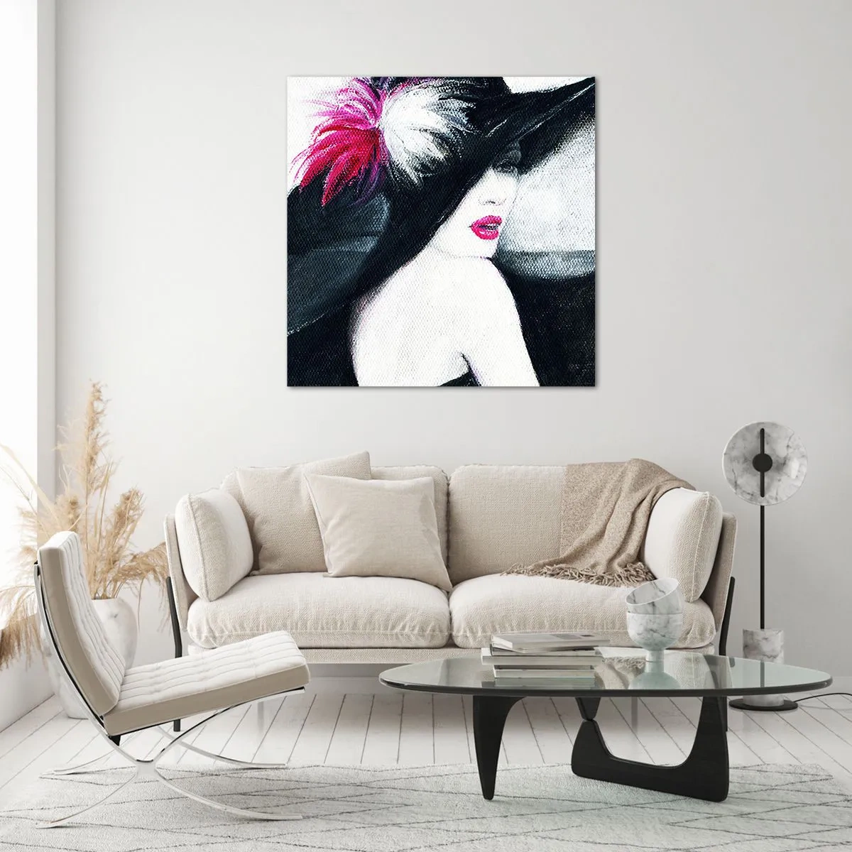 Obraz na skle - Vždy tajomstvo - 70x70 cm