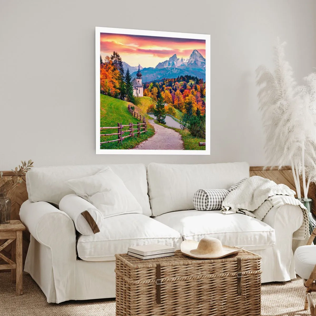 Plagát - Úplne ideálna krajina - 60x60 cm