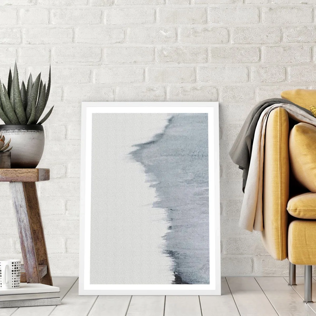 Plagát v bielom ráme - Tajomný záznam - 61x91 cm