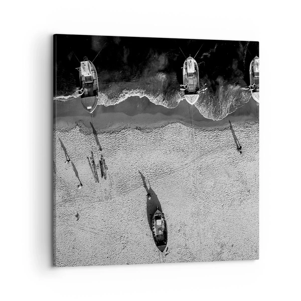 Obraz na plátne - Ešte na brehu… - 50x50 cm