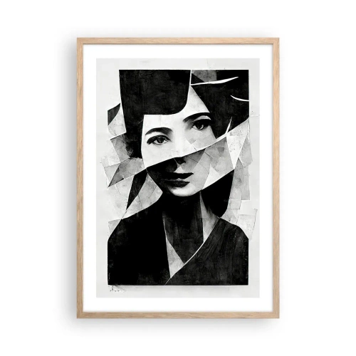 Plagát v ráme zo svetlého duba - Niečo o tebe… - 50x70 cm