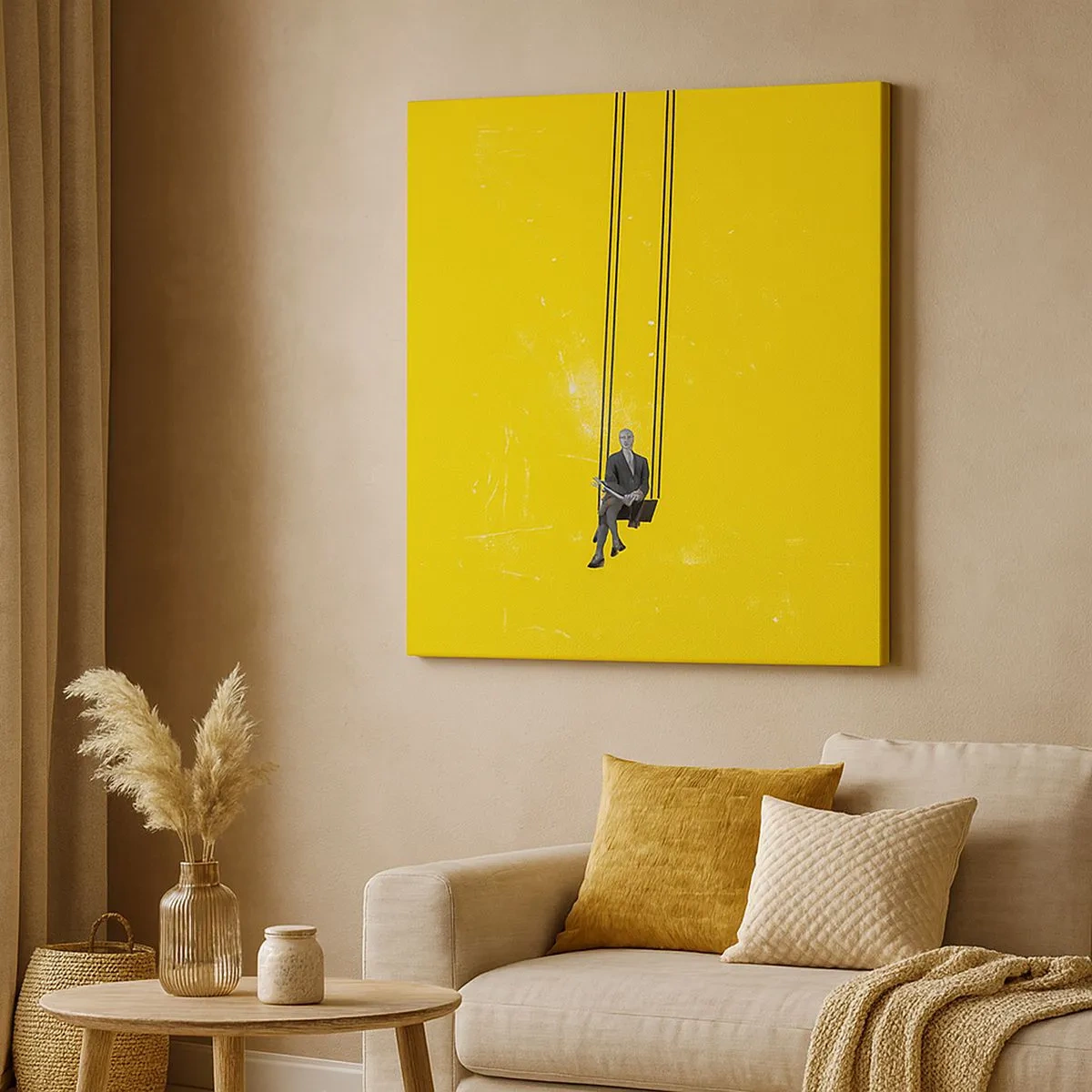 Obraz na plátne - Deň ako každý iný - 30x30 cm